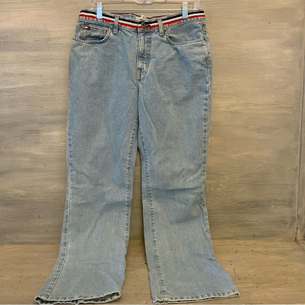 Tommy Hilfiger Light Wash Jeans‎ Straight Leg Size 10 Good Condition
